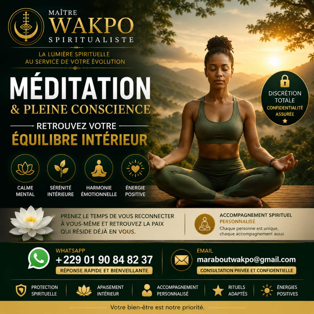 Méditation et Pleine Conscience : Retrouvez l’Équilibre Intérieur