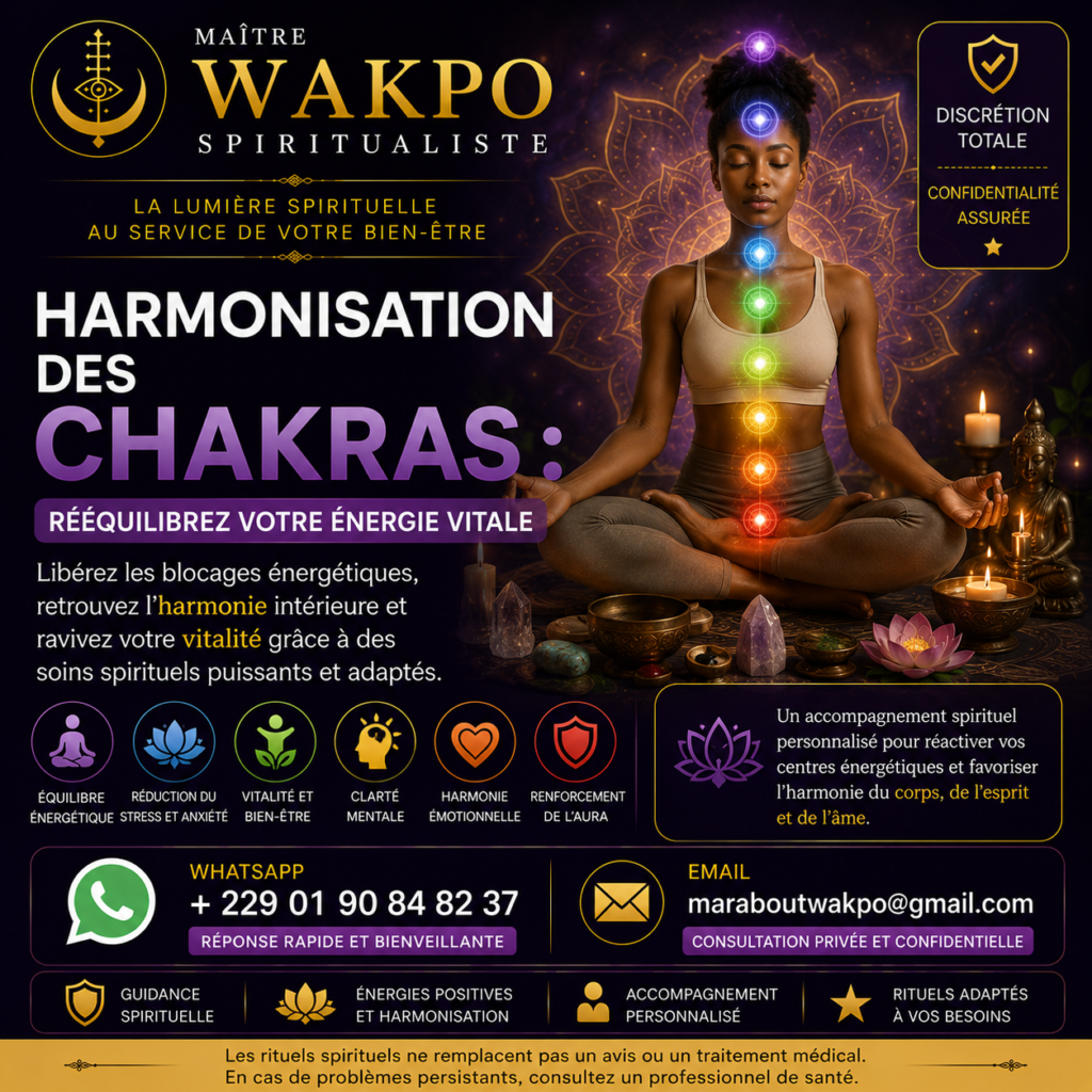 Harmonisation des Chakras : Rééquilibrez Votre Énergie Vitale